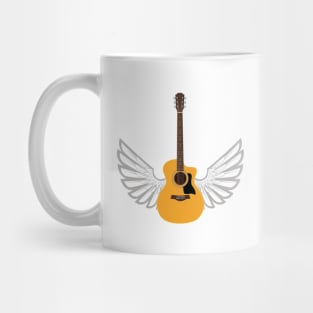 Guitar Wings Auditorium Style Acoustic Guitar Mug